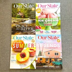 Set of 4 Our State Magazines